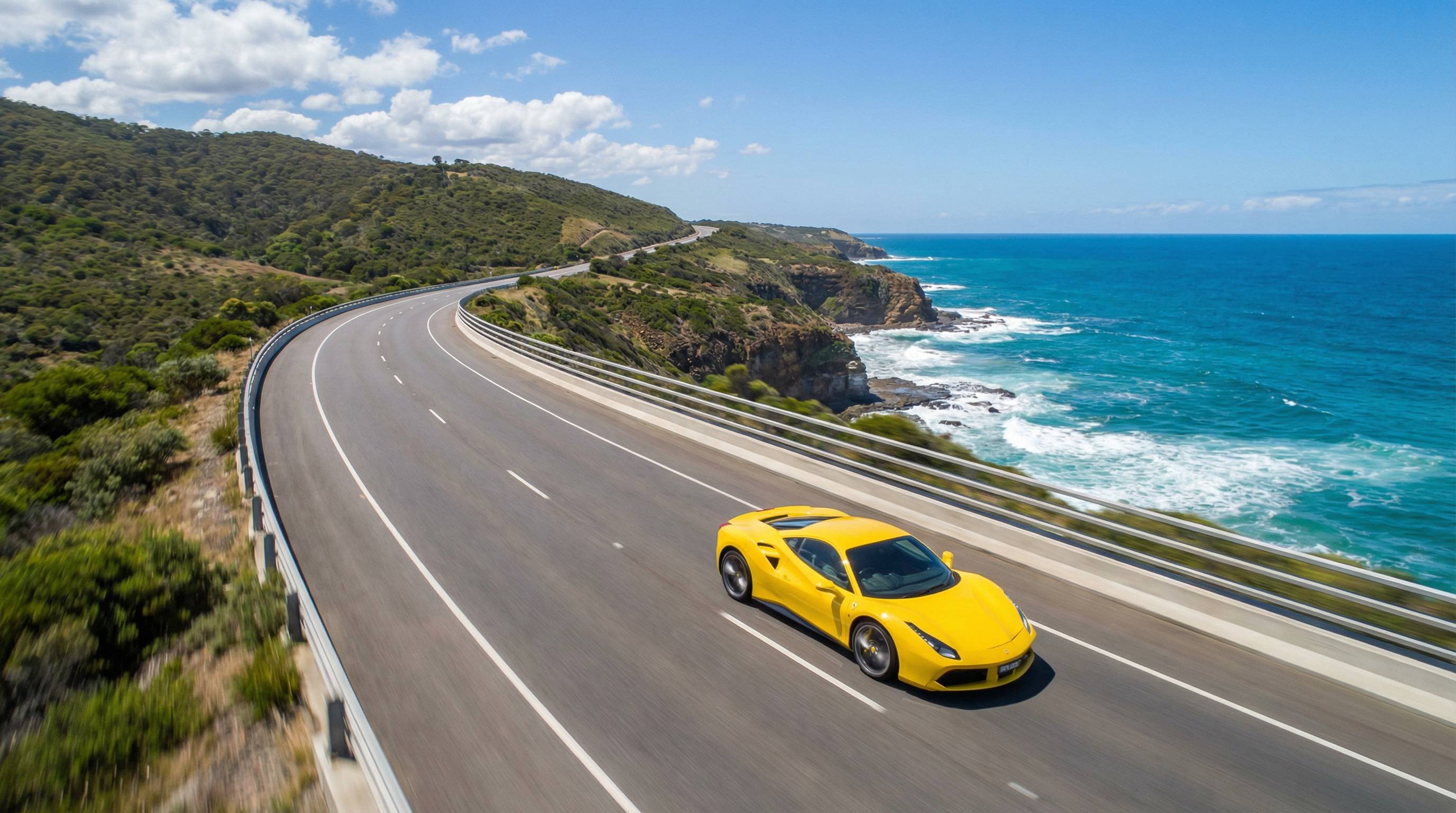 大象传媒超跑海岸公路测评视频